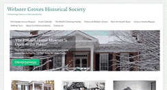 Desktop Screenshot of historicwebster.org