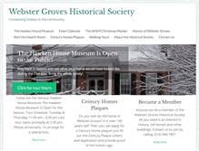 Tablet Screenshot of historicwebster.org